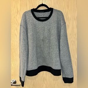 ATM grey sweater made in Peru
